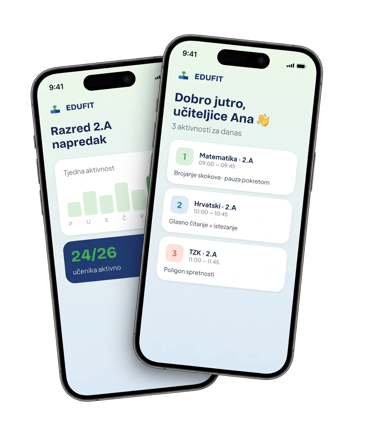 Edufit aplikacija